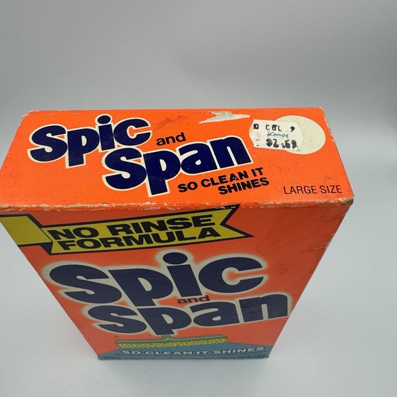 Spic and Span No Rise Cleaner 16 Ounce Prop Vintage - Picture 2 of 6